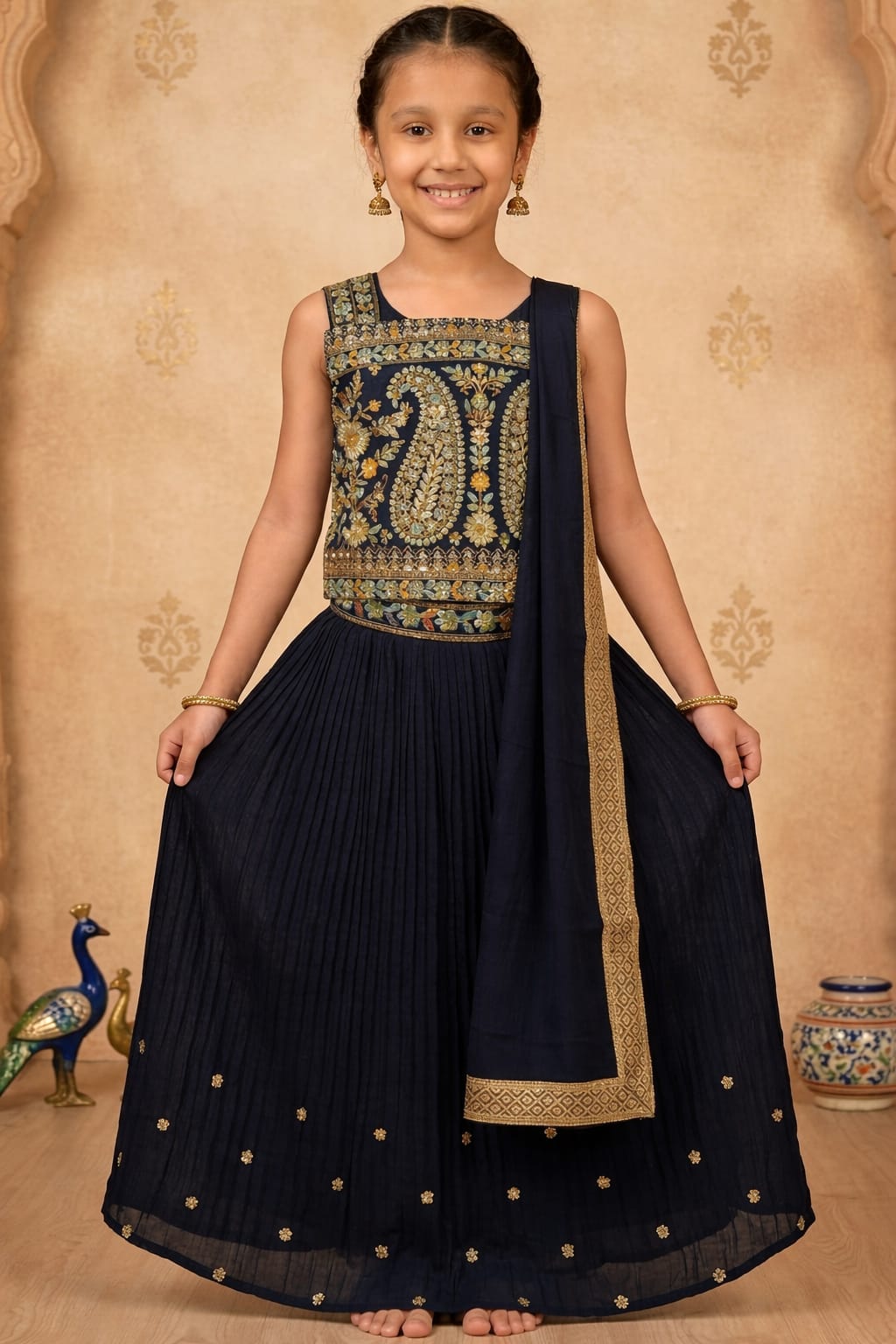 Pastel Royale Kids Lehenga Set