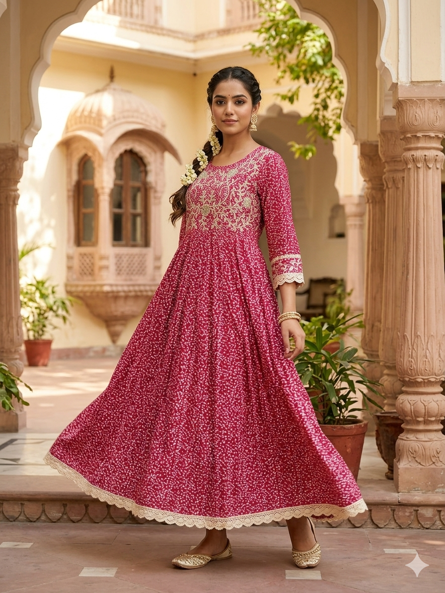 Premium Heavy Reyon Gown