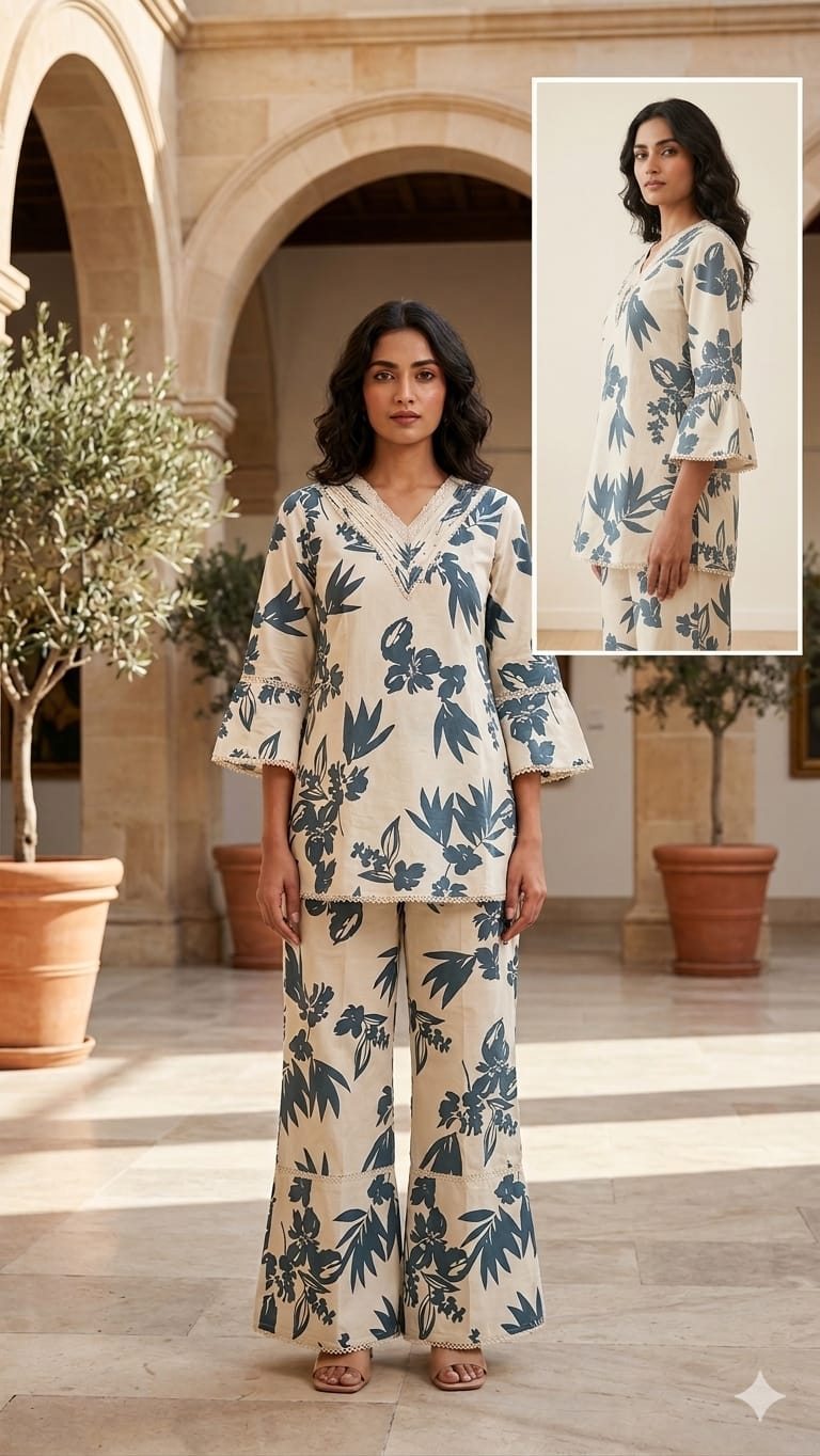 Bell bottom Cord set