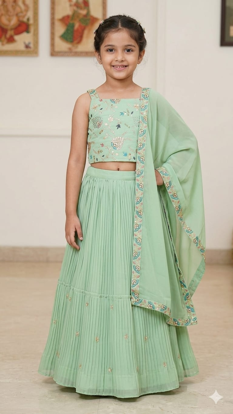 Pastel Royale Kids Lehenga Set