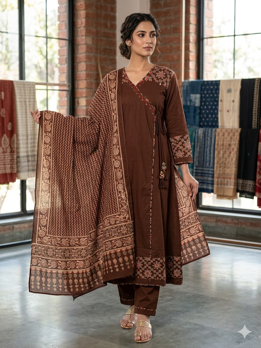 Angrakha Three Piece Suit