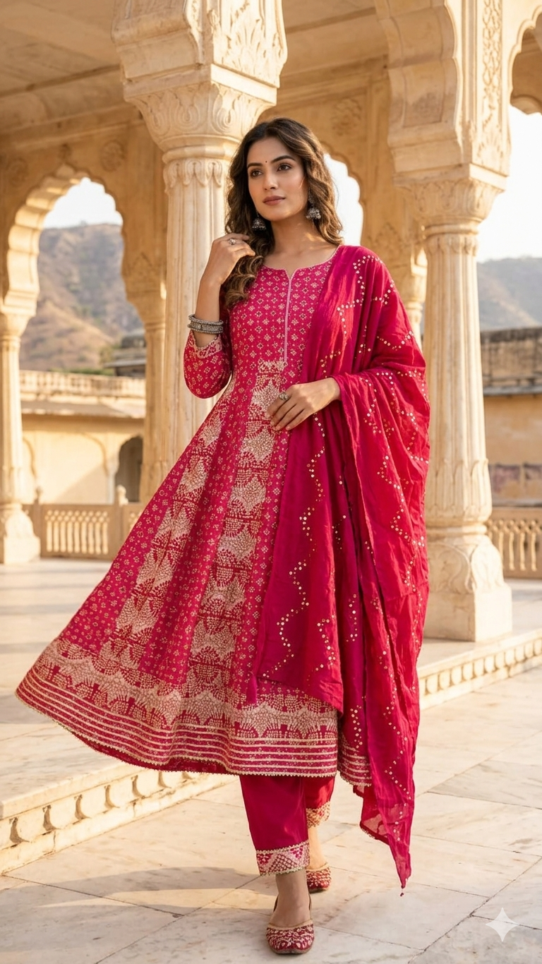 Royal Anarkali Set