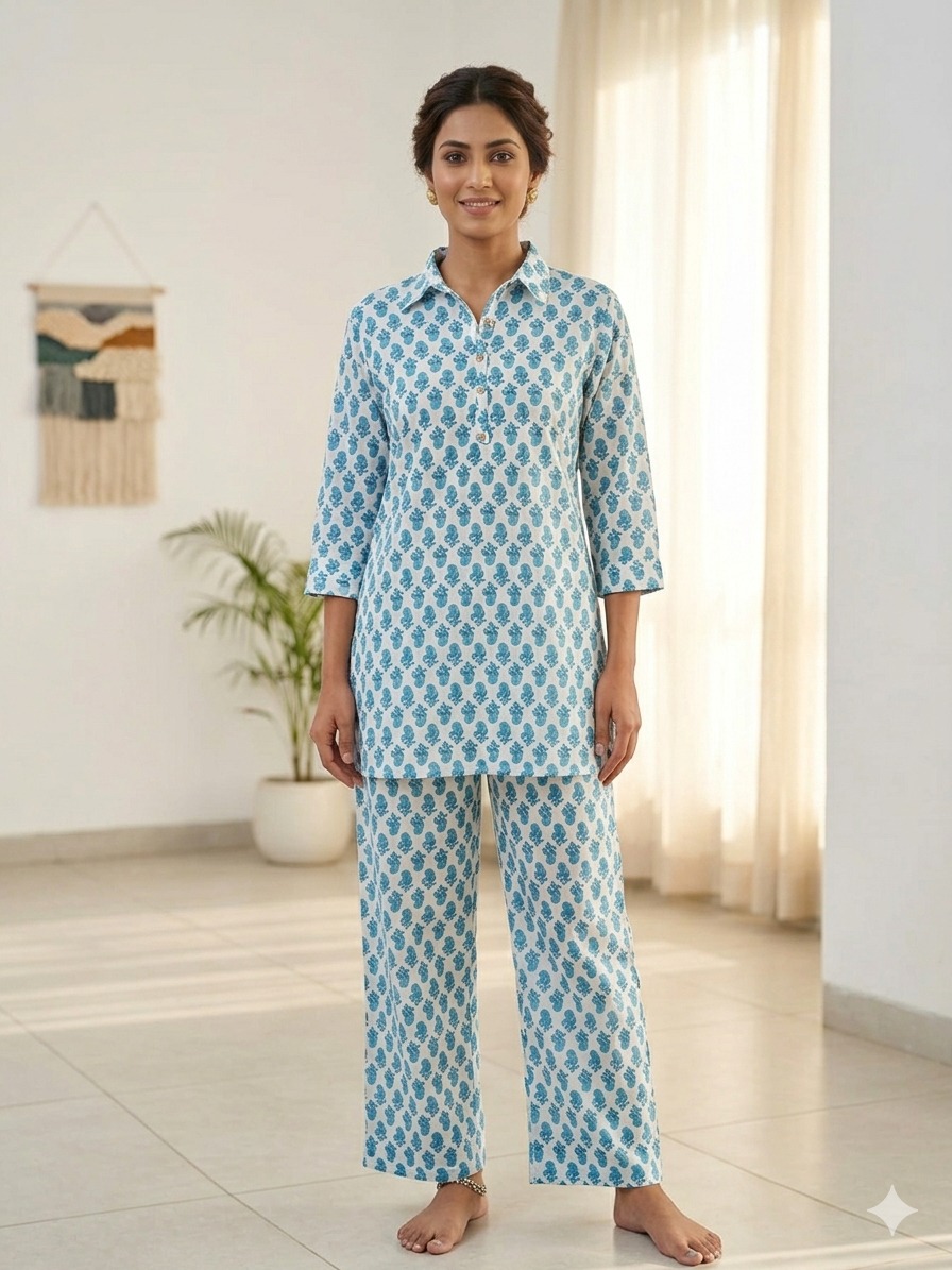 Pure Cotton Coat Set