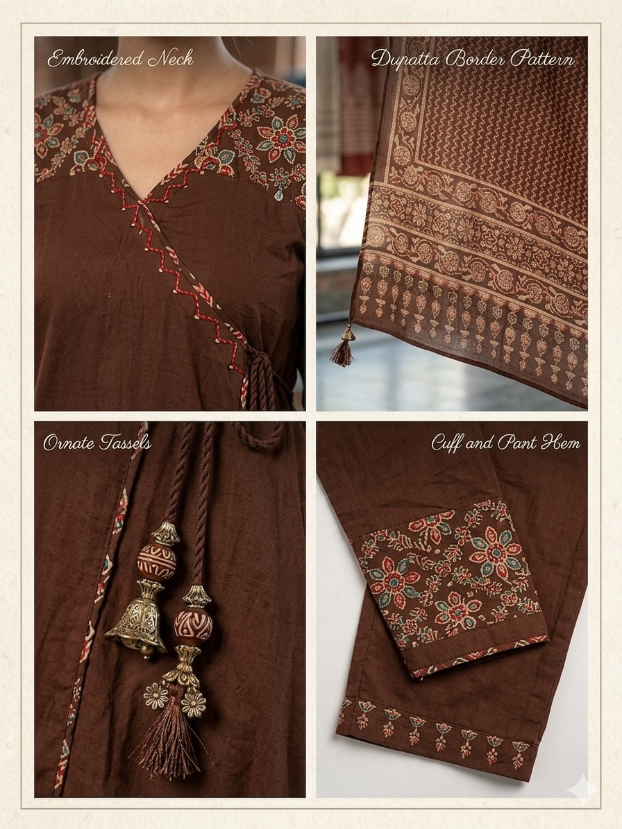 Angrakha Three Piece Suit
