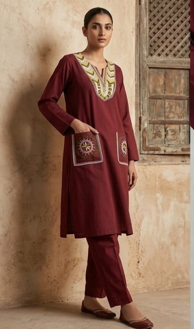 2-Piece suit with Dual Pocket