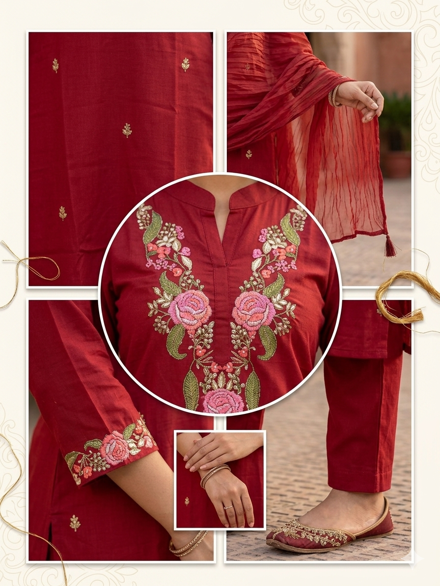 Silk Three Piece Suit