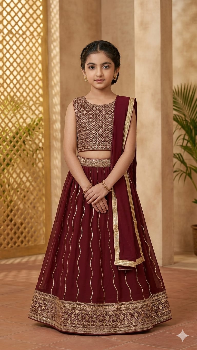 Pastel Royale Kids Lehenga Set