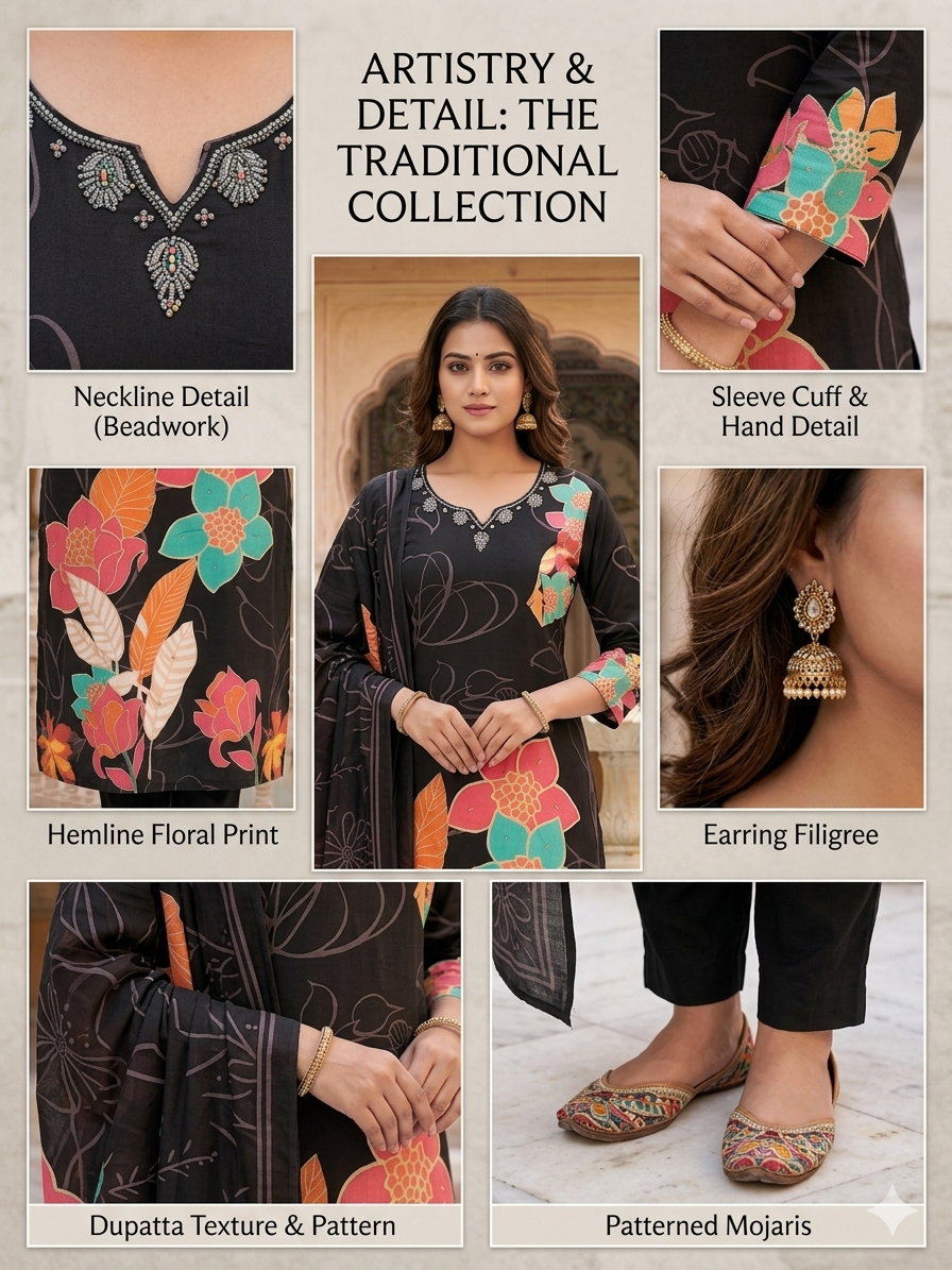 Mull Cotton Three Piece Suit