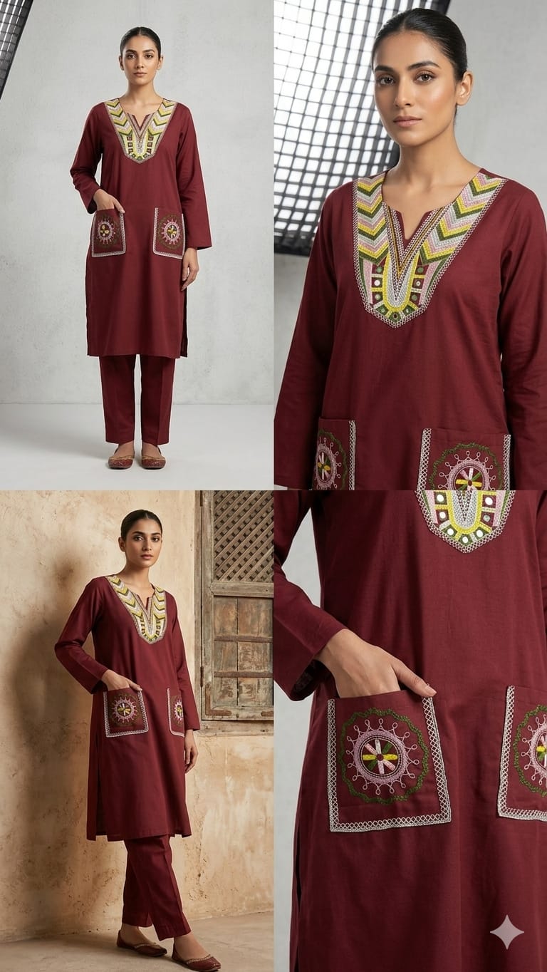 2-Piece suit with Dual Pocket