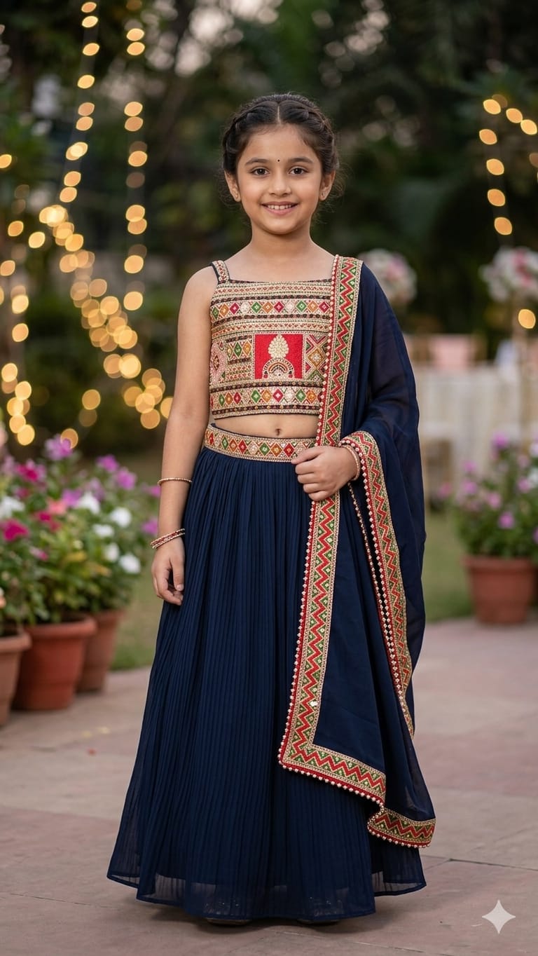 Pastel Royale Kids Lehenga Set