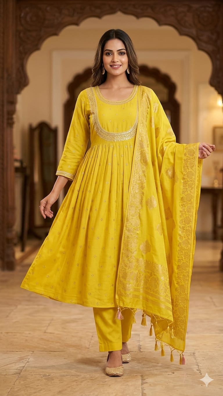 Premium Silk 3 Pc Suit Set